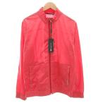 未使用品 ドルチェ&ガッバーナ ドルガバ DOLCE&GABBANA タグ付き ブルゾン スウィングトップ ジャケット オイル加工  50 赤 レッド /FF ■G