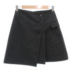  Snidel SNIDEL прекрасный товар 24AW юбка брюки ska хлеб юбка-брюки 1 LAP способ легкий Mini темно-серый /AE #GY19 женский 