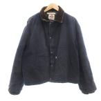 リーバイス Levi's 90s ヴィンテージ ワークジャケット カバーオール ダック地 コーデュロイ イタリア製 紺 ネイビー /JS ■GY01
