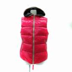 デュベティカ DUVETICA ダウンベスト ジャケット ミドル丈 ナイロン 36 S ピンク /SM7 ■GY01 レディース