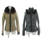 ショッピングduvetica デュベティカ DUVETICA Marpessa ダウンジャケット ベージュ カーキ リバーシブル ファー /PP ■GY19 レディース