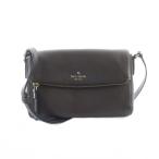 ケイトスペード KATE SPADE ショルダーバッグ 斜めがけ ロゴ グレインレザー 茶 ブラウン ■GY19 /MQ レディース