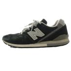 ショッピングニューバランス 996 ニューバランス NEW BALANCE 996 スニーカー US8 26cm 黒 ブラック グレー CM996BP /SS ■OS ■GY03 メンズ