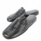  не использовался товар Christian Dior Christian Dior PANTOUFLES тапочки slip сандалии салон обувь кожа кожа Logo чёрный 