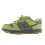 未使用品 ナイキ NIKE ダンク ロー ハロウィーン Dunk Low Halloween スニーカー レザー ローカット US8 26cm 黒 緑 HV6103-300