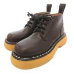 ボッテガヴェネタ BOTTEGA VENETA バウンスブーツ 39 シューズ レザー 本革 レースアップ 茶 ブラウン /AE ■GY19 レディース