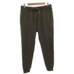 unopyuunoug.-retore1PIU1UGUALE3 MOEZ BACK BOA JERSEY тренировочный брюки бегун легкий резина талия Logo 4 хаки 