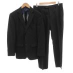 olihikaORIHICA костюм выставить жакет брюки шерсть чёрный черный полоса рисунок /FF #GY19 мужской 