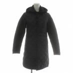  Lavenham LAVENHAM с хлопком пальто внешний стеганое полотно средний капот 34 чёрный черный /XZ #GY03 женский 