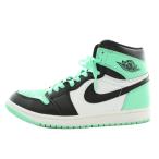 ナイキ NIKE Air Jordan 1 High OG Green Glow スニーカー レザー ハイカット US10 28cm 白 ミントグリーン DZ5485-130