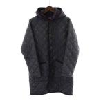  Lavenham LAVENHAM стеганое пальто 38 фиолетовый лиловый с капюшоном . длинный рукав средний длина LVH-20-BP /PP #GY44 мужской 