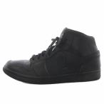 ナイキ NIKE AIR JORDAN 1 MID スニーカー US10.5 ブラック 554724-034 /YO11 ■GY01 メンズ