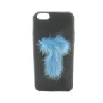  Fendi FENDI iphone6 смартфон кейс кожа initial чёрный синий /MI #GY19 женский 