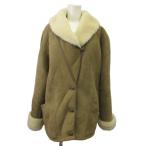  canterbury CANTERBURY мутоновое пальто внешний кожа ягненка овчина боа средний 18 3L-4L бежевый /XZ #GY19 женский 