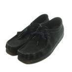  Clarks clarks WALLABEE мокасины обувь замша US12 UK11 29.0cm чёрный 61385591 /MI #GY01 мужской 