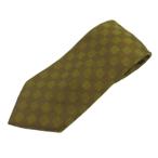  Louis Vuitton LOUIS VUITTON галстук шелк шелк широкий галстук Damier рисунок общий рисунок желтый цвет желтый /XZ #GY03 мужской 