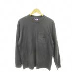  North Face лиловый этикетка THE NORTH FACE PURPLE LABEL 7 унция длинный рукав карман футболка S серый длинный рукав раунд шея 