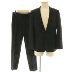 re Mu LES MUES костюм tailored jacket необшитый на спине конические брюки полоса выставить Y5 черный /HK мужской 