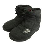  The North Face THE NORTH FACEnpsi ботиночки Nuptse Bootie winter ботинки шерсть защищающий от холода Logo темно-серый /XZ #GY73
