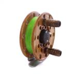 tsu.. рыболовная снасть futoshi тамбурин без тарелочек катушка барабан катушка из дерева чёрный морской лещ hechi морской лещ рыбалка Logo чай Brown #GY11 /MQ прочее 