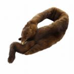  No-brand товар мех пелерина лицо есть шаль воротник наматывать норка мех чай Brown #GY18 /MQ женский 