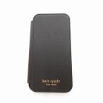  Kate Spade KATE SPADE смартфон кейс кожа Logo I'M ALL EARS iPhone черный /UO #GY18 женский 