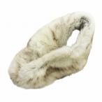  SaGa лиса SAGA FOX серебряный SaGa мех пелерина muffler мех лисы белый белый #GY13 /MQ женский 
