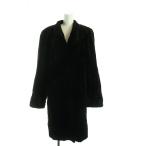 ショッピング毛皮 Altima 毛皮コート シェアードミンクファー ロング 長袖 総裏地 9-11 M-L 茶 ブラウン ■GY17 /MQ レディース