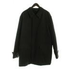 イヴサンローラン YVES SAINT LAURENT pour homme ヴィンテージ ステンカラー コート 裏地キルティング ロング スエード ジップアップ LL