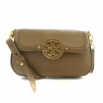 トリーバーチ TORY BURCH ショルダーバッグ レザー マグネット ロゴ ゴールド金具 茶色 ブラウン /XZ ■GY18 レディース