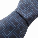  Fendi FENDI галстук casual FF Zucca рисунок шелк шелк темно-синий темно-синий /FT #GY17 мужской 