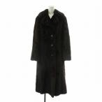  No-brand меховое пальто внешний мех норка длинный подкладка вышивка 11~13 L~XL чай цвет Brown /XZ #GY18 женский 