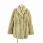 parotipalody меховое пальто внешний мех сапфир норка средний белый белый серый /XZ #GY11 женский 