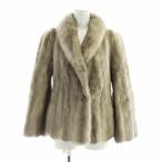  SaGa норка SAGA MINK золотой SaGa Enba EMBA меховое пальто Short длинный рукав сапфир норка мех общий подкладка имя вышивка ввод серый 