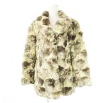  Gris sinkino внизу glysine KINOSHITA меховое пальто средний кролик мех Mix серый /CK10 #GY11 женский 