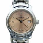 フェンディ FENDI 腕時計 ウォッチ クォーツ デイト カレンダー付き ローマン ラウンド シルバー色 210L ■GY11 /MQ レディース