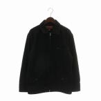 ステューシー STUSSY 90’s オールド ヴィンテージ N.Y.L.T.L.A メルトン ジャケット ブルゾン ウール ジップアップ S 黒 メンズ