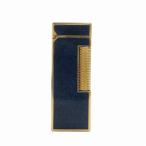 ダンヒル dunhill ガスライター ラピスラッカー ローラー式 ブルー 青 ゴールドカラー 金色 USRE24163 /XZ ■GY18 その他