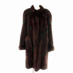  SaGa норка SAGA MINK серебряный SaGa меховое пальто стриженая норка мех рисунок ввод полупальто F чай Brown 