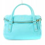 ケイトスペード KATE SPADE ショルダーバッグ ハンドバッグ 2WAYバッグ レザー ロゴ 水色 /MM ■GY18 レディース