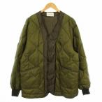 ジョンブル JOHNBULL キルティングジャケット 中綿 アウター L カーキ JM231L13 /TK ■MT ■GY18 メンズ
