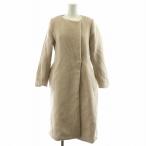  Apuweiser-riche Apuweiser-riche no color пальто длинный шерсть разрез одноцветный 1 S розовый бежевый 29429040 женский 