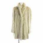  Enba EMBA меховое пальто сапфир норка мех длинный рукав общий подкладка средний серый #GY18 /MQ женский 