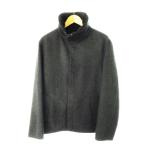 ダンヒル dunhill ジャケット カシミヤ ジップアップ スタンドカラー リブ 比翼 M グレー /CK1 ■GY18 メンズ