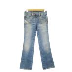 ディーゼル DIESEL HUSH-DS デニムパンツ ジーンズ フレア ストレッチ 25 青 ブルー /AH12 ■GY18 レディース