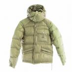 モンクレール MONCLER ダウンジャケット ジップアップ 長袖 ロゴ ワッペン 00 XXS 緑 グリーン ■GY18 /MQ メンズ