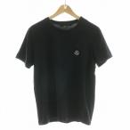 モンクレール MONCLER MAGLIA Tシャツ カットソー 半袖 ワッペンロゴ M 黒 ブラック G20928C00005 ■GY18 /MW メンズ