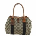 セリーヌ CELINE パリマカダム トートバッグ ハンド ロゴ キャンバス レザー トリオンフ 総柄 茶 ブラウン ■GY18 /MQ ■OH レディース