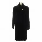  SaGa норка SAGA MINK серебряный SaGa меховое пальто меховое пальто длинный длина стриженая норка внешний F чёрный черный /AN18 #GY18 #MT