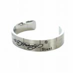 エドハーディー Ed Hardy クリスチャンオードジェー バングル アクセサリー ブレスレット ロゴ シルバー色 ■GY18 /MQ メンズ
